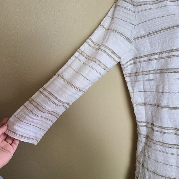 Lauren Ralph Lauren Metallic Striped Top - Picture 3 of 7